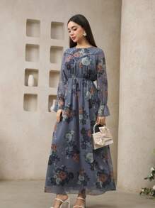 Graceveil 女式阿拉伯风格印花长裙 - 彩色 - 查看 5