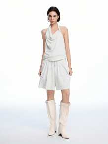 LYSMO Women Two Pieces Outfits For Daily Wear - Grey - View 6