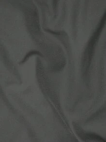 Manfinity Dauomo 男士纯色圆领休闲宽松修身背心 - 灰色 - 查看 5