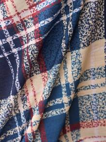 男士休闲格子休闲裤