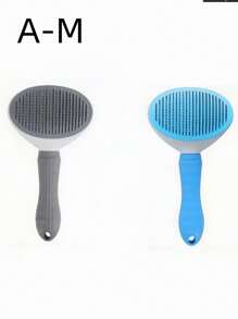 1/2 件猫咪美容刷，自清洁宠物美容刷，适用于狗猫宠物美容刷工具，可轻柔去除松散底毛、垫子缠结毛发，宠物按摩自清洁刷升级版 - 彩色 - 查看 24