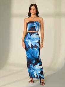 SHEIN Tall Women Two Pieces Outfits For Daily Wear - Black - View 7