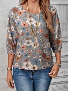 EMERY ROSE Summer Going Out Tops Women Women Blouses - Grey - View 3