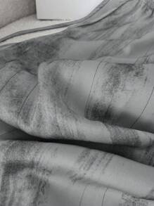 GlowEve Ink Painting Icy Satin Loose Pants Fall Cloth For Women - Grey - View 4