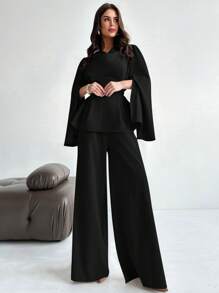 Firerie 女士日常两件套服装 - 黑色 - 查看 3