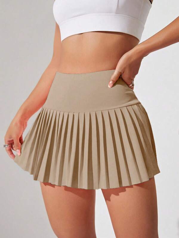 CourtClass Sports Skirt - Skort Solid Color, Fashion For Summer