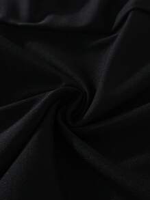 3 pièces/Set Shorts leggings élastiques polyvalents tout-allant/de sortie noirs pour filles