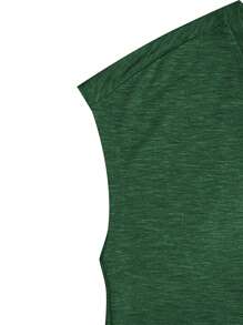 SHEIN LUNE Maglietta estiva casual da donna con scollo a V e maniche a pipistrello