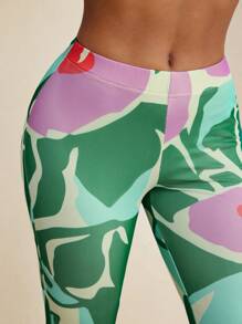 JIAN LASALA Pantaloni lunghi in rete con stampa floreale estiva, pantaloni casual da donna per vacanze, abiti vintage hawaiani, pantaloni ankara, abbigliamento da resort, outfit da rave, pantaloni da festival, abbigliamento da ritorno a casa sexy per donna