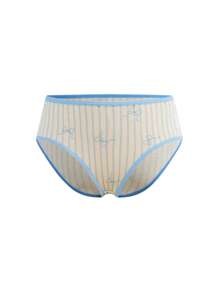 3pcs/Set Adolescent Girls Casual Colorful Triangle Panties, Underwear - Blue - View 6