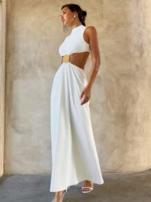 Aloruh Vestido sexy minimalista y moderno para ir al trabajo, adecuado para bodas