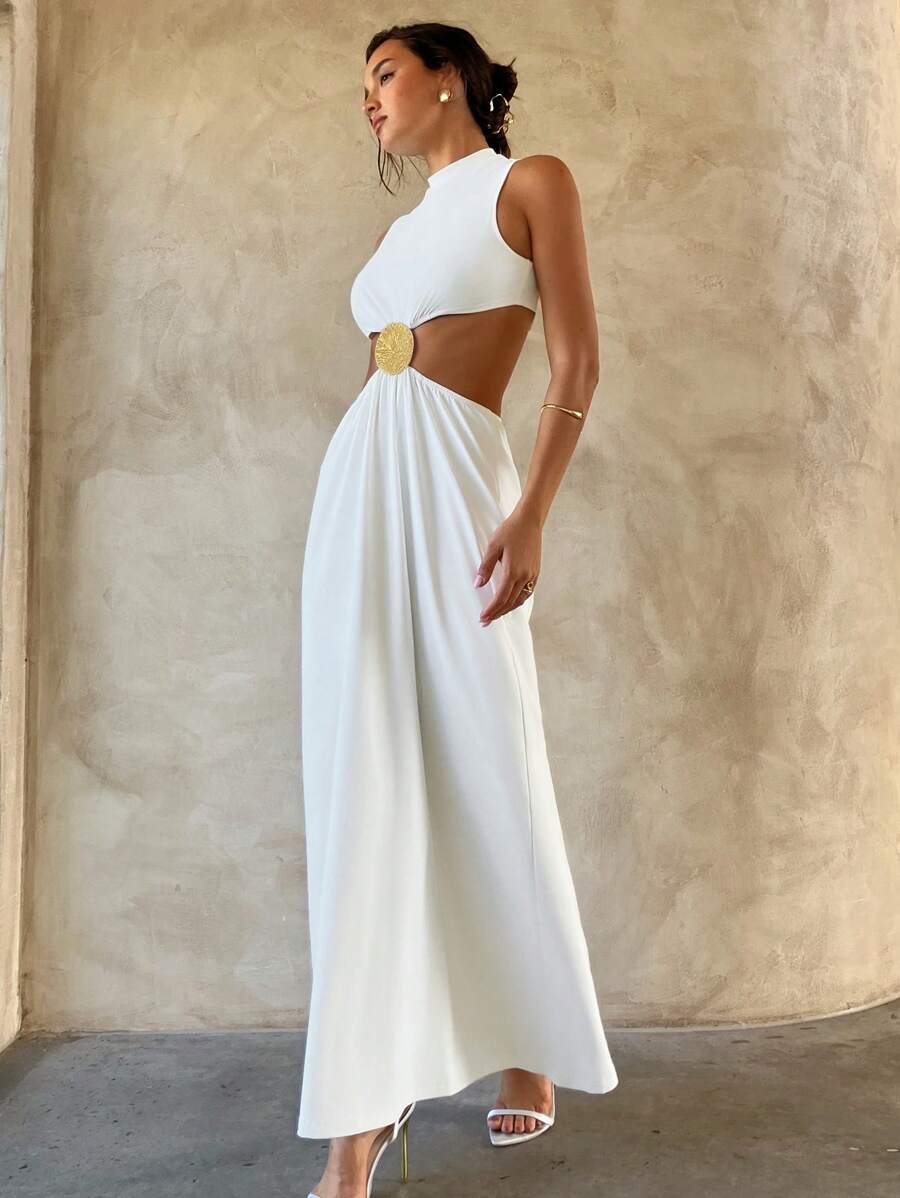 Aloruh Vestido sexy minimalista y moderno para ir al trabajo, adecuado para bodas