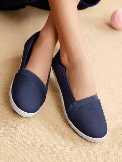 CUCCOO EASI 女士休闲百搭纯色平底鞋