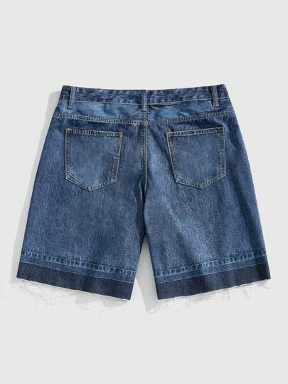 Street Life Men's Fashion Denim Shorts, Suitable For Summer