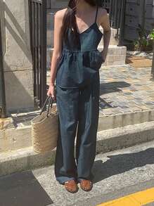 DAZY Damen Jeansoutfit, 2-teilig