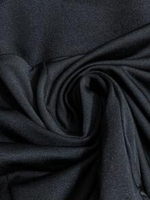 Calvaya 3 件套加大码女式美式 V 腰口袋实用瑜伽短裤，高腰蜜桃臀修身弹力紧身运动跑步短裤，适合夏季 - 黑色 - 查看 3