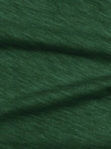 SHEIN LUNE Maglietta estiva casual da donna con scollo a V e maniche a pipistrello
