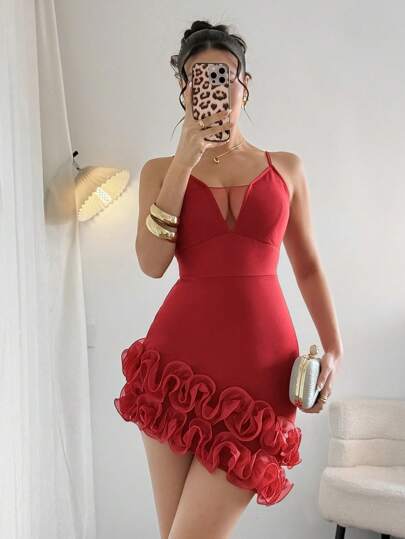 Firerie 优雅女士蛋糕裙芭蕾舞裙迷你连衣裙