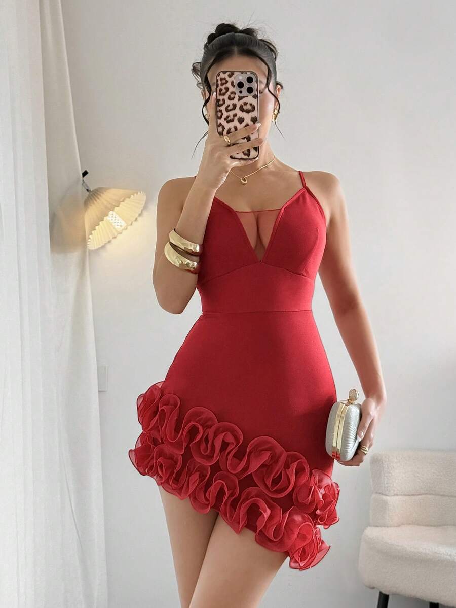 Firerie 优雅女士蛋糕裙芭蕾舞裙迷你连衣裙