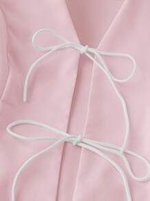 Chiquease Women Two Pieces Outfits For Daily Wear - Pink - View 4