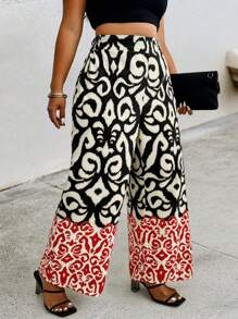 SHEIN Clasi 大码宽松休闲裤，时尚适合夏季 - 彩色 - 查看 6