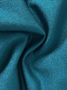 Swim SXY Áo bikini thời trang và gợi cảm bằng vải kim loại màu xanh lá cây dành cho nữ cho lễ hội âm nhạc bãi biển - màu xanh lá - Xem 6