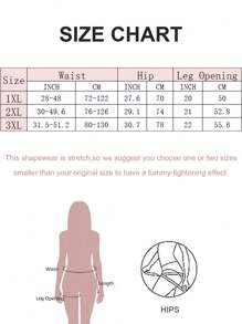 无缝加大码产后高腰收腹瘦身提臀塑身裤，带前开合和挂钩，1 件 - 杏色 - 查看 6