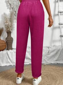 EMERY ROSE 女式春夏纹理蓝色紧身牛仔裤