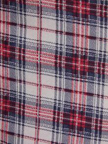 EURMUSE 2pcs Cotton Plus Size Christmas Printed PJ Set - Red - View 5