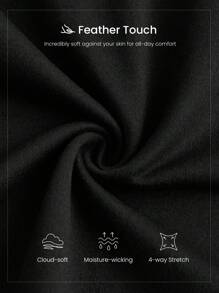 Women's Basic Yoga Pants With Waistband, Pockets And Flared Leg - Black - View 7