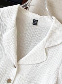 SHEIN LUNE Women Two Pieces Outfits For Daily Wear - White - View 6