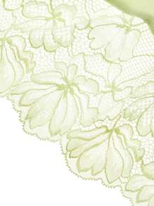 LUVLETTE Soft 100% Pure Cotton Lace Trim Button-Up Top & Pants Loungewear Pajama Set Pants With Pockets Fall Pajamas Clothes,Spring And Summer - Green - View 12