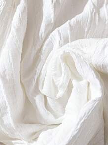 INAWLY Camisa elegante de manga larga con botones frontales, parches de encaje y unicolor para mujer