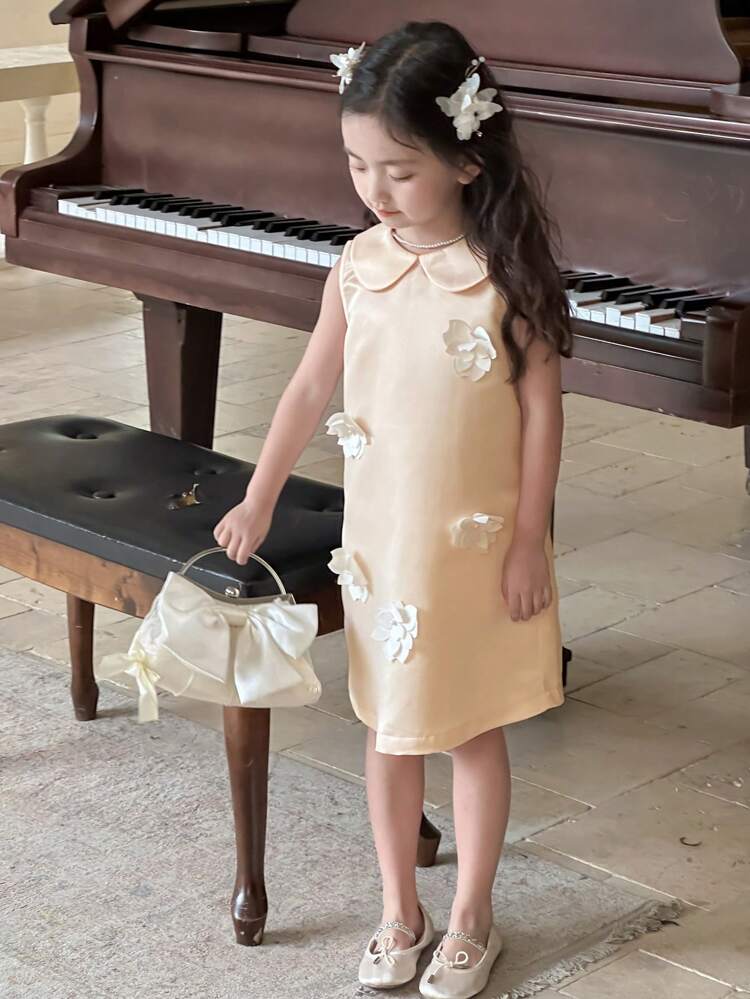 Girls Sleeveless Dress, Young Girl Fall Clothes