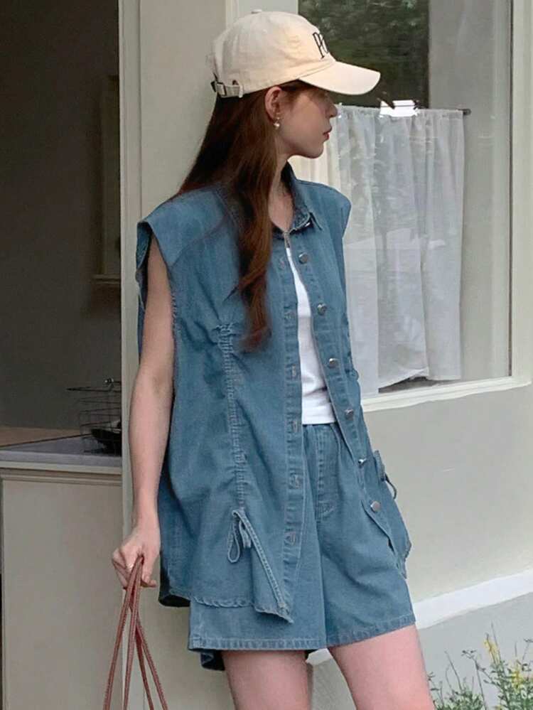 Women Denim Two Pieces Outfits