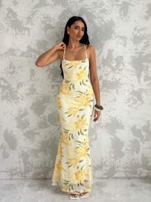Glamine Women's Maxi Sexy Beach Chiffon Dress
