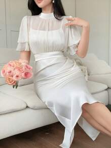 DAZY Women Two Pieces Outfits For Daily Wear - Beige - View 8