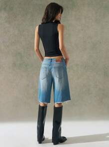 LYSMO Shorts vaqueros de moda para mujer, adecuados para el verano
