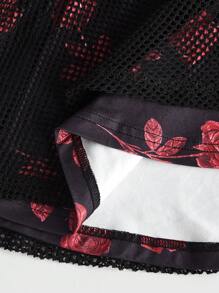 ROMWE Goth Concert Tops Women's Adjustable Buckle Design Sexy Halter Mini Dress