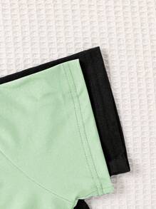 Set da 2 pezzi di pantaloni lunghi e maglietta a maniche corte, stile casual con stampa fenicottero blu navy, per abbigliamento da relax