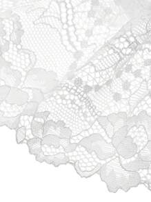 LUVLETTE 夏季超柔软天丝™莫代尔粉色蕾丝拼接纽扣透气女士睡衣套装内衣裤带口袋新娘贴身衣物，春夏七分裤两件套婚礼用品 - 白色 - 查看 9