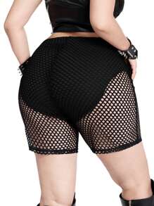 Whyspr Casual Punk Rave Coachella Plus Size Leggings