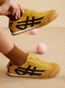 CUCCOO EASI Women's Casual Comfortable Flat Slip-On Athletic Sneakers For Daily Wear Back To School