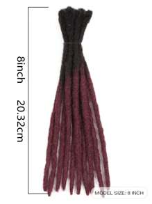 Boho Braids Pre-Looped Top Dreadlocks Extensions Human Hair Permanent Dreads For Men And Women (8-14 Inch) Crochet Human Hair Knotless Braids - S1/99JB - View 5