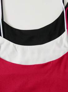 SHEIN BASICS 3pcs Solid Color Slim Fit Knitted Bodysuit For Women - Multicolor - View 9