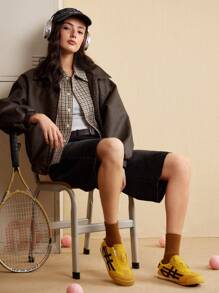 CUCCOO EASI Women's Casual Comfortable Flat Slip-On Athletic Sneakers For Daily Wear Back To School