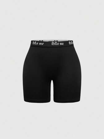 Goth Gothic College Style Women Safety Shorts Under Skirt/Dress
