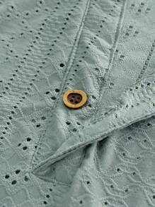 Manfinity VCAY 2pcs/Set Men's Fitted Polo Shirt Sets, Suitable For Summer - Dark Green - View 7