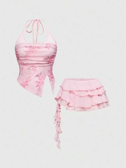 Fairycore Ensembles deux pièces pour femmes pour un port quotidien