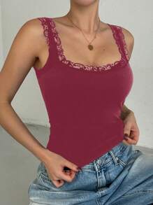 DAZY Women's Casual Minimalist Style Sleeveless Top, Suitable For Daily Wear, Autumn Season